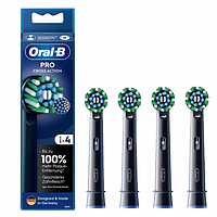 Сменные насадки Oral-B CrossAction Pro Black черные 4 шт. зубные насадки орал би для электрических щеток Braun