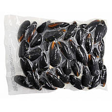 Мідії чорноморські в мушлях вареноморожені 1кг