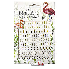 Наліпки Nail Art Лиття геометрія (арт DP326)