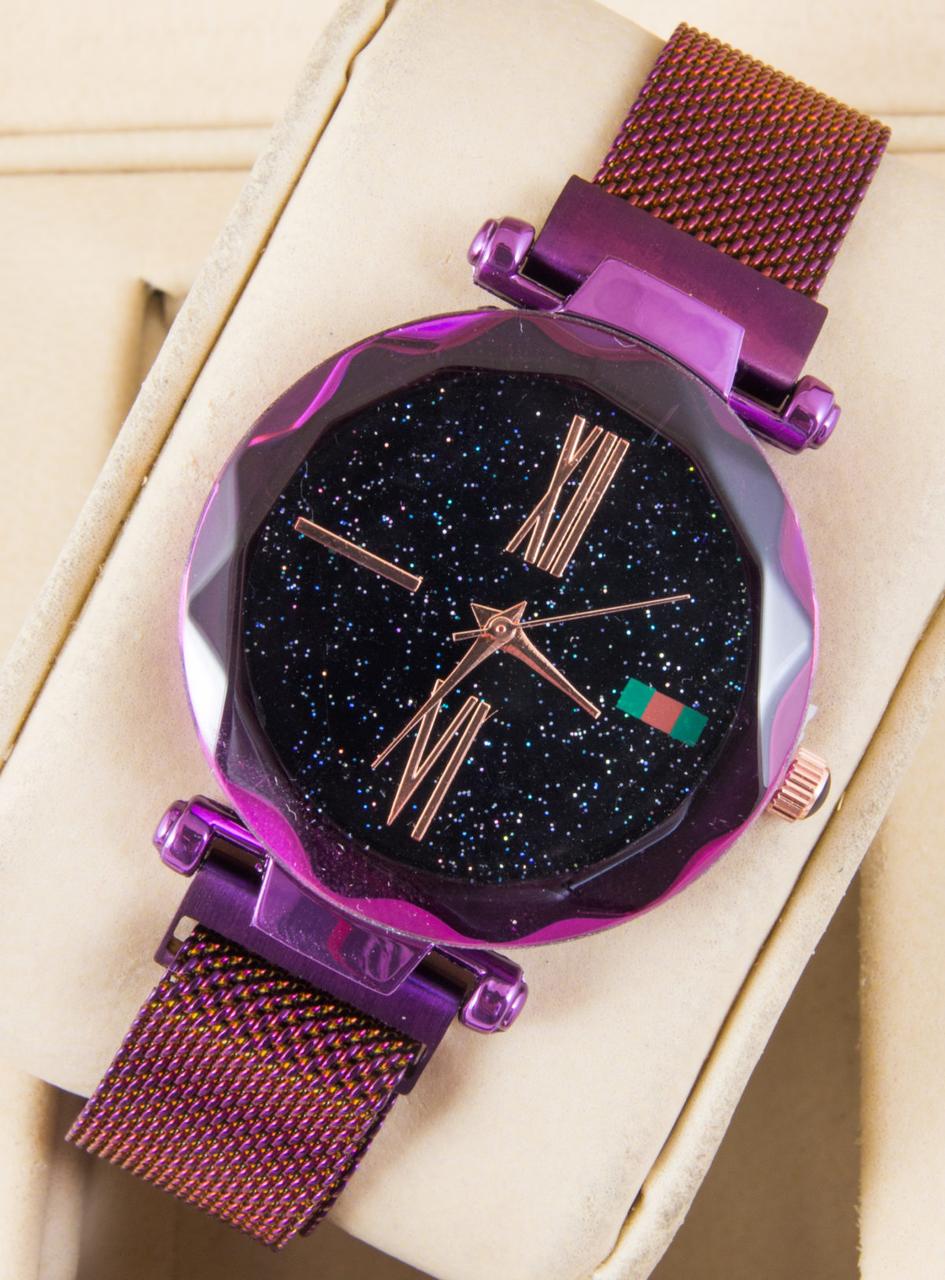 Зовнішній годинник starry sky watch жіночий фіолетовий