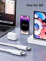 Кабель зарядний UGREEN MFI 36 W 2 м Type-C - Lightning для iPhone | iPad | AirPods White (US304), фото 5