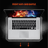 Підставка-кулер для ноутбука MeeTion CoolingPad CP3030 з RGB-підсвіткою, чорний, фото 7