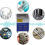 Ванна ультразвукова MH-010S 2 л 60 Вт, з нагрівачем, фото 4