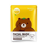 Маска тканева BIOAQUA Facial Mask Animal з есенцією зеленого чаю Біоаква