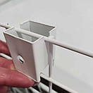 Сітка торгова 150х90 см дріт 3.5 мм посилена настінна комірка 5х5 см біла, фото 5