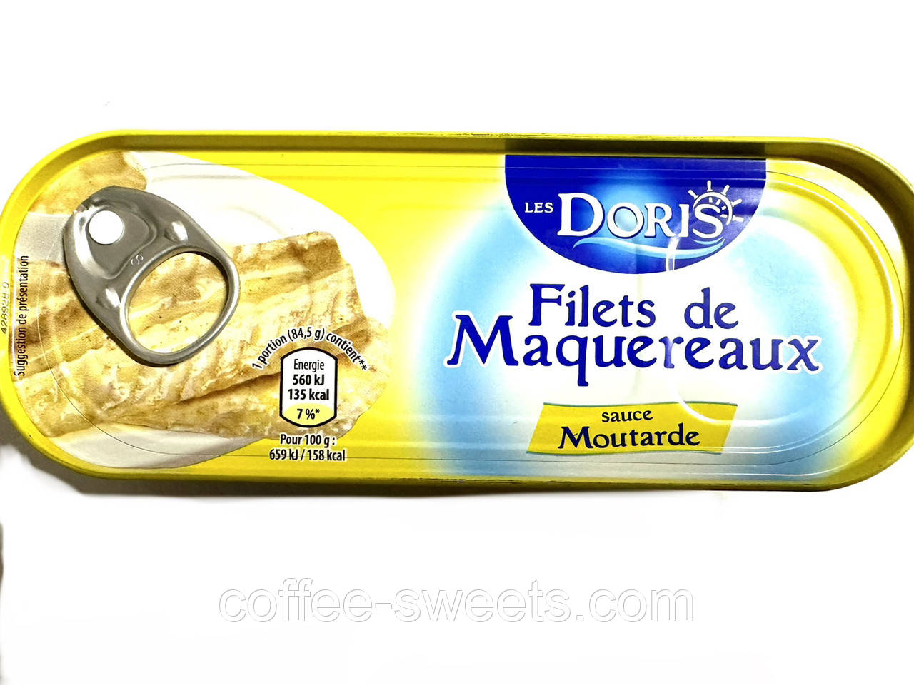 Філе макрелі Les Doris у гірчичному соусі 169 г Франція