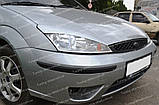 Вії Форд Фокус 1 (накладки на передні фари Ford Focus 1), фото 2