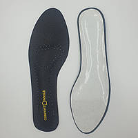 Шкіряні устілки для взуття/ для відкритого взуття/ для босоніжок самоклеючі 35/36 (23,5 см) чорні
