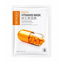 Тканевая маска-невидимка для лица BIOAQUA Vitamin B2 30 г
