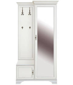 Шафа з вішаком РРК/110 Кентукі модульної системи Кентукі білий альпійський