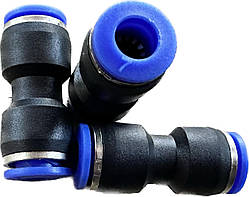 Рятувальник аварійний з'єднувач пластикових трубок ПВХ 7-7 мм