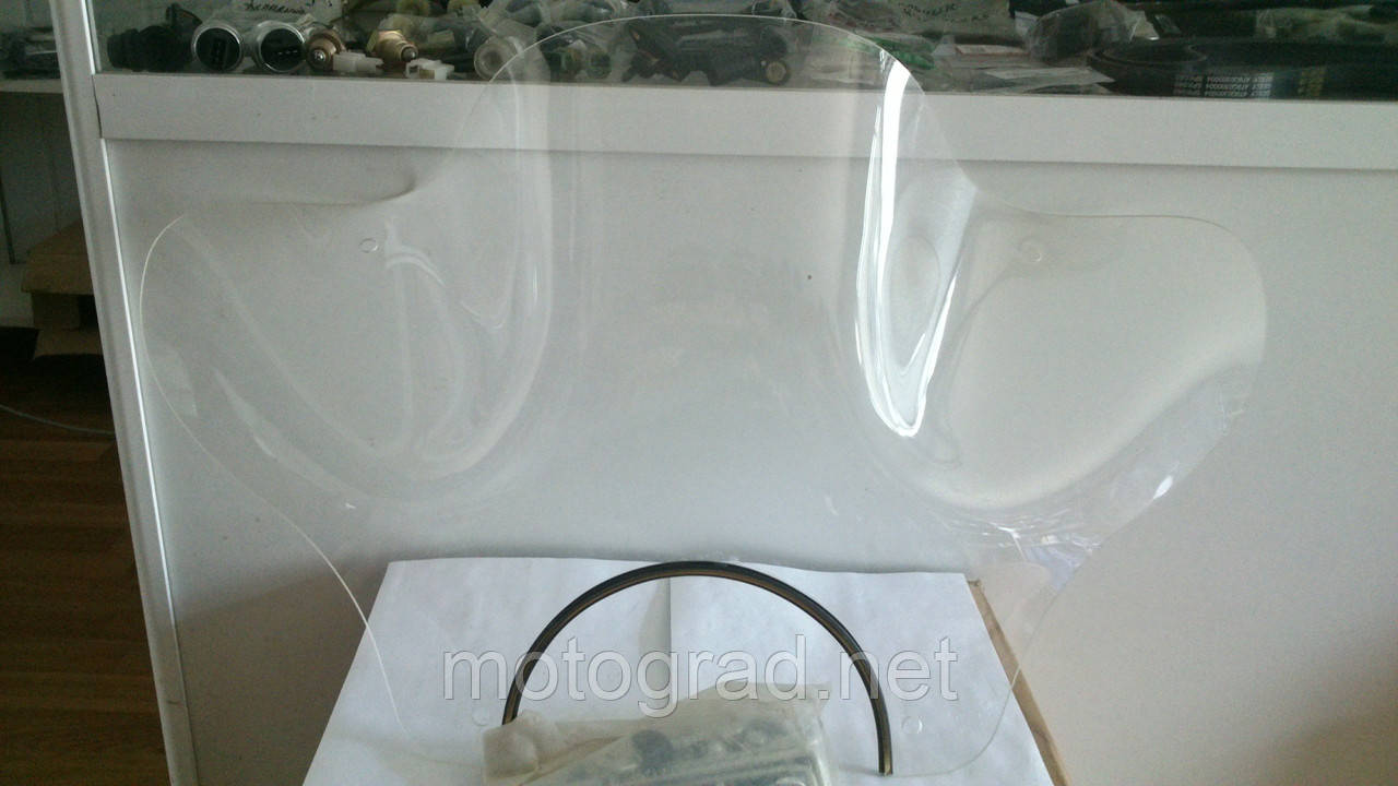 Лобовое стекло с ушами для мотоцикла с креплением - фото 1 - id-p333266002