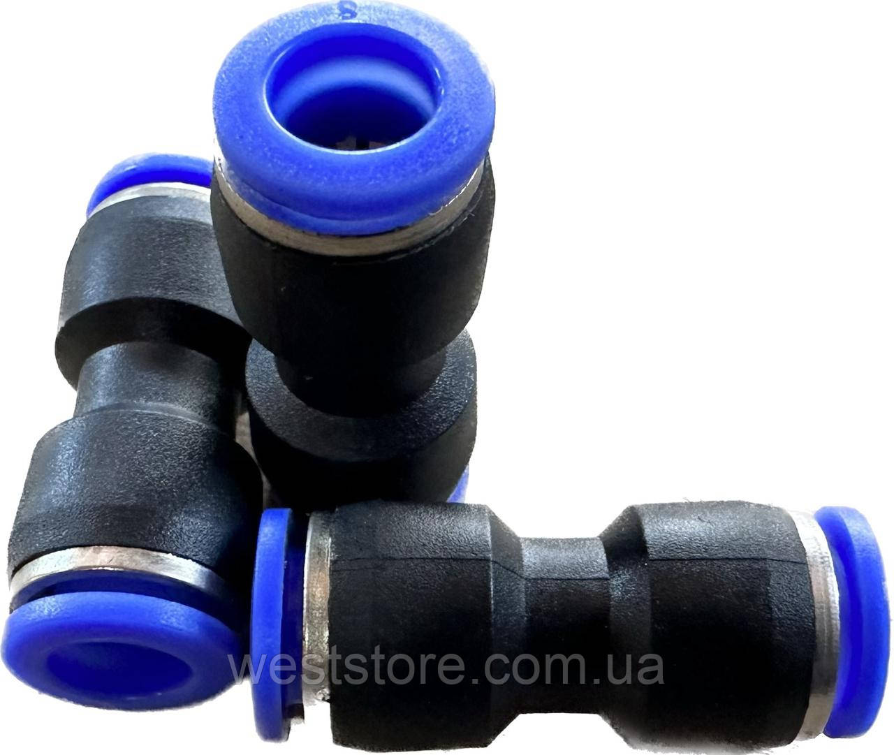 Рятувальник аварійний з'єднувач пластикових трубок ПВХ 8-8 мм, фото 1