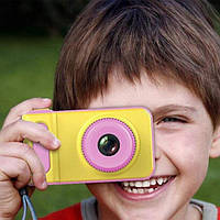 Дитячий цифровий фотоапарат Smart Kids Camera V7 baby T1. BZ-995 Колір рожевий