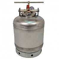 Побутовий газовий гвинтовий автоклав для консервації Лан-8 на 8 банок (0.5 л)/ 7 банок (1 л) нержавійка Вінниця