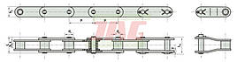 Ланцюг для кукурудзяної жатки New Holland, MF [JAG84-0005]