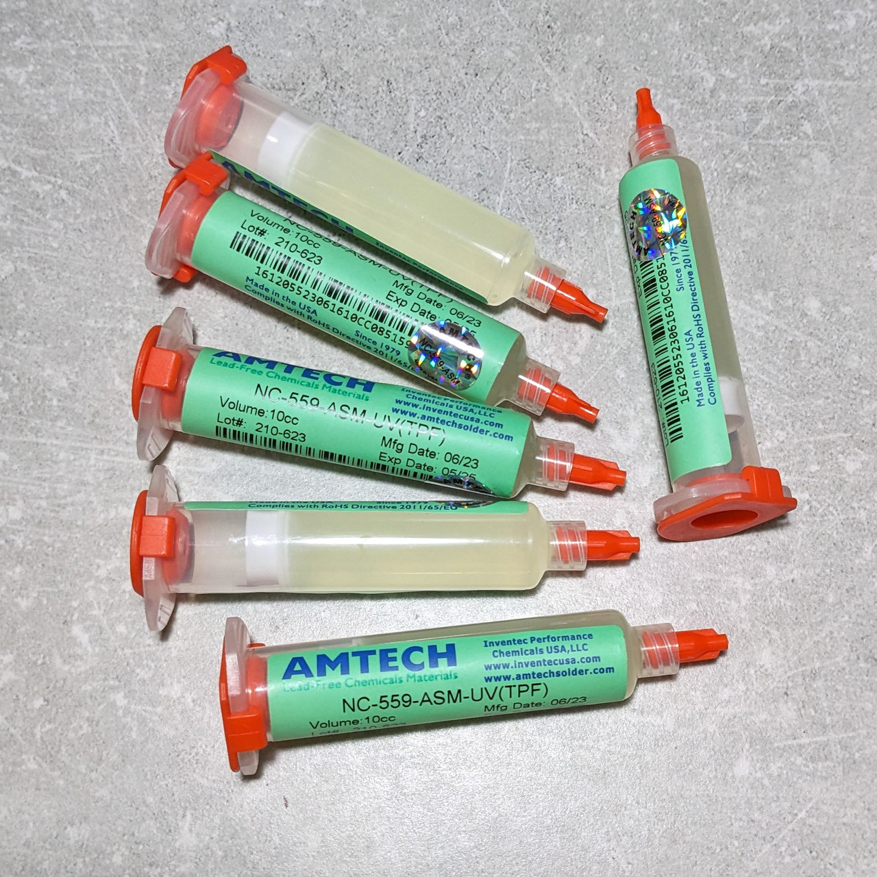 Флюс AMTECH NC-559-ASM-UV(TPF) 10мл, шприц, безотмывочный (ID ...
