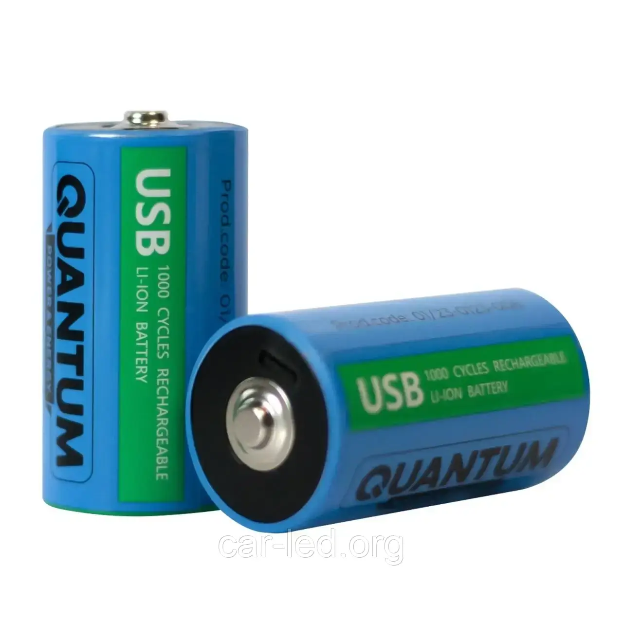 Акумулятор літій-іонний Quantum USB Li-ion AA 1.5V з магнітом 1100 mAh 2шт/уп
