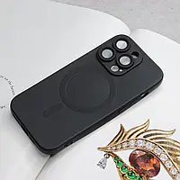 Чорний силіноковий чохол для iPhone 13 Pro Max з захистом камери