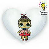 Подушка-нічник лялька LOL — світильник декор у дитячу кімнату, подарунок для дівчинки #1, фото 2