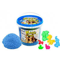 Magic sand  блакитного кольору у відрі 1 кг, шт