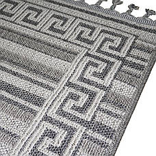 120х170 Безворсовий килим на джутовій основі у ірому кольорі, фото 2