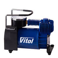 Автомобильный компрессор ViTOL К-52 150psi/15Amp/40л/Автостоп/прик автомобильный насос для подкачки шин 2