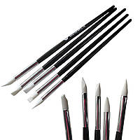 Набір силіконових пензлів MASTER CL 24 для дизайну нігтів 5 шт