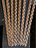 Набір подарункових шампурів з дерев'яною ручкою з нержавіючої сталі 730*3*12 мм Reckless Graphite премиум 10 шт в сагайдаку, фото 6