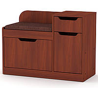 Тумба для взуття ТО-12 яблуня Компаніт, тумба під взуття в передпокій із сидінням