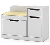 Тумба для взуття ТО-12 німфея альба Компаніт, тумба під взуття в передпокій із сидінням