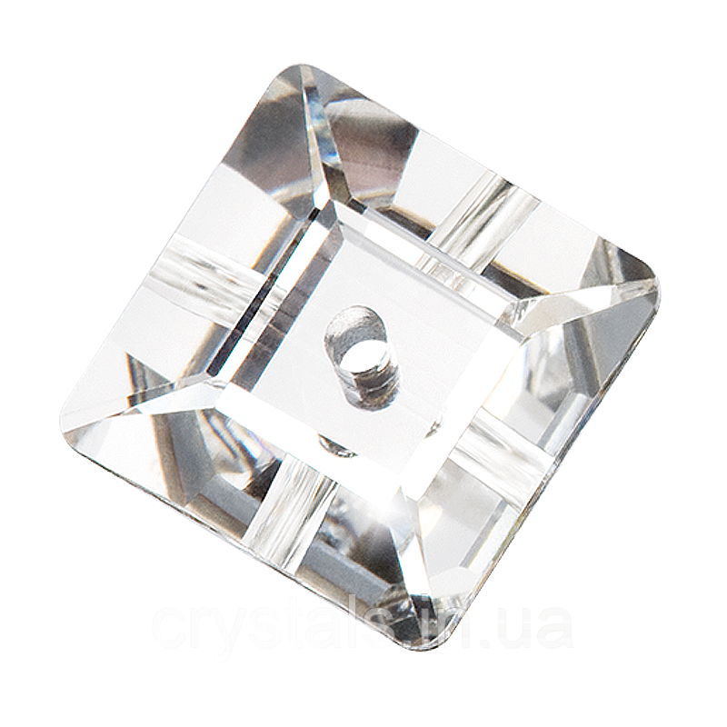 Пришивні кришталеві квадрати Preciosa (Чехія) 6х6 мм Crystal