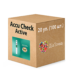 Тест-смужки Акку-Чек Актив 100 штук (Accu-Chek Active) 20 пачок