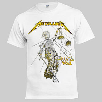 Футболка METALLICA And Justice For All Білий, фото 3