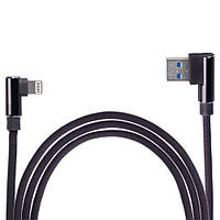 Кабель USB - Apple Black 90° 100 Bk 90° 2