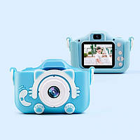 Противоударный цифровой детский фотоаппарат игрушка, видеокамера Котик Smart Kids Camera 3 Series игрушки EN