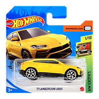 Машинка Базовая Hot Wheels '17 Lamborghini Urus Exotics 1:64 GHB36 Yellow