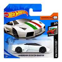 Машинка Базовая Hot Wheels Lamborghini Reventon Roadster Roadsters 1:64 FYF70 White