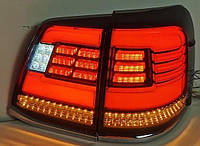 Задние фары альтернативная тюнинг оптика фонари LED на Toyota Land Cruiser 200 08-16 Тойота Ленд Крузер 200 2