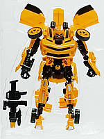 Робот-трансформер Бамблбі Crazed 25 см — перетворюється на машинку, жовтий, W8824B-2, фото 3