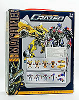 Робот-трансформер Бамблбі Crazed 25 см — перетворюється на машинку, жовтий, W8824B-2, фото 4