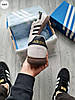 Кросівки чоловічі Adidas Spezial HandBall Light Grey Кеди Адідас Спешіал сірі натуральний замш демісезон, фото 6