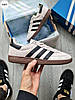 Кросівки чоловічі Adidas Spezial HandBall Light Grey Кеди Адідас Спешіал сірі натуральний замш демісезон, фото 8