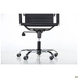 Крісло офісне Слім Slim HB Хром Tilt Неаполь-20 шкірзамінник, ТМ Амф, фото 7