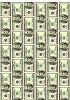 Вафельная съедобная картинка Деньги. Доллары А4 (p1220)