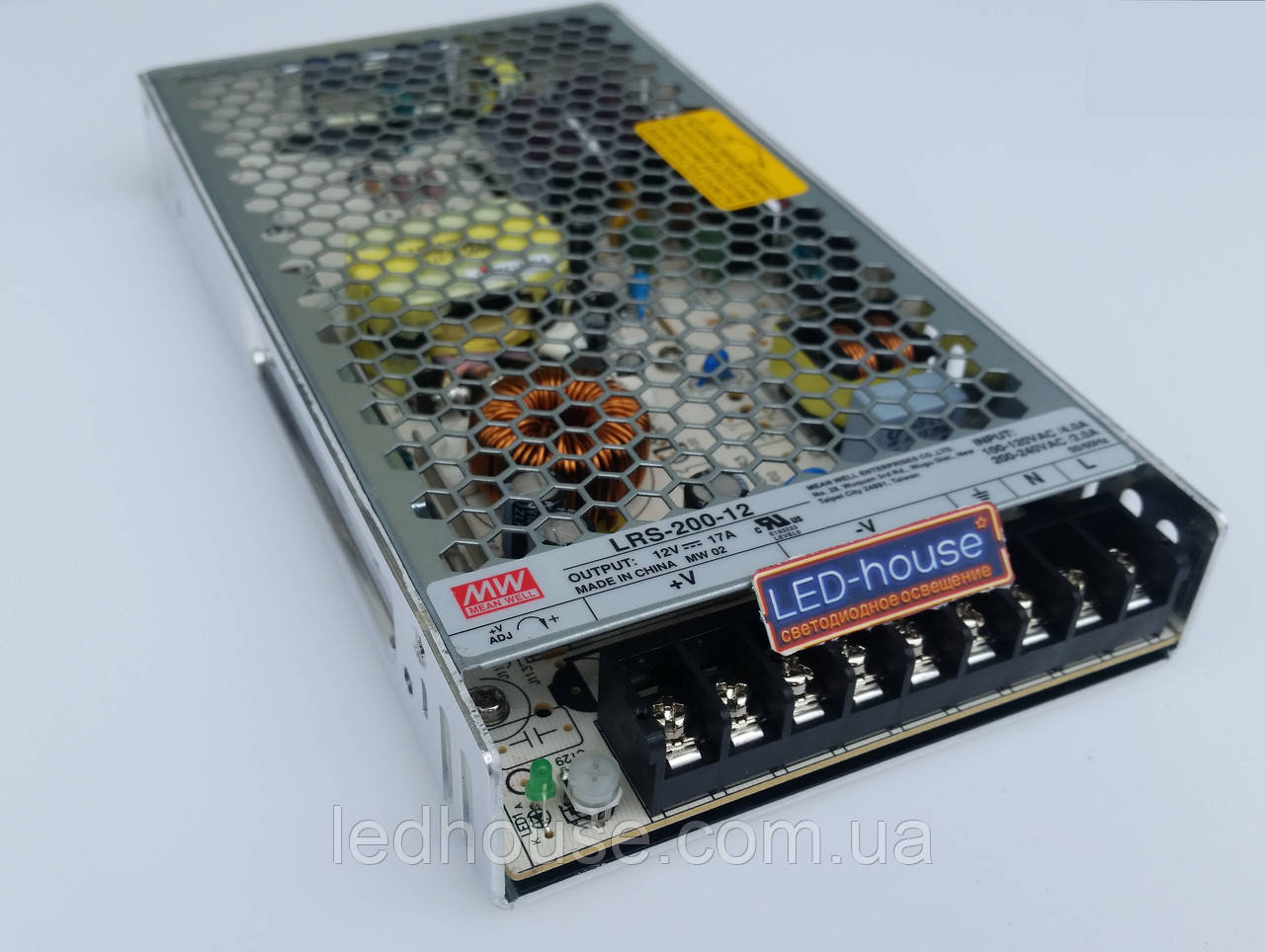 Джерело живлення Mean Well LRS-200-24V, (Мінвел)