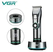 Акумуляторна машинка для стрижки волосся та бороди VGR V-256 Бездротова машинка для стрижки волосся, фото 4