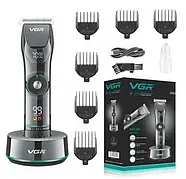 Акумуляторна машинка для стрижки волосся та бороди VGR V-256 Бездротова машинка для стрижки волосся, фото 5