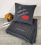 Плед та подушка з логотипом в автомобіль, фото 4