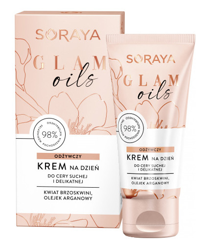 Денний крем для обличчя живильний Soraya Glam Oils